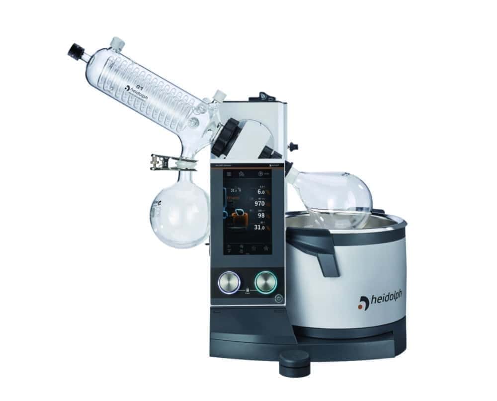 Rotary Evaporators Hei-VAP Ultimate Control, with hand lift, angled condenser