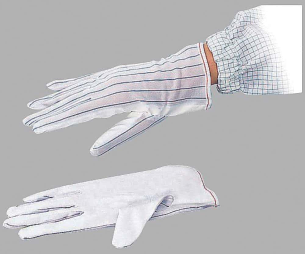 Gloves ASPURE ESD,  Anti-static, white, Nylon