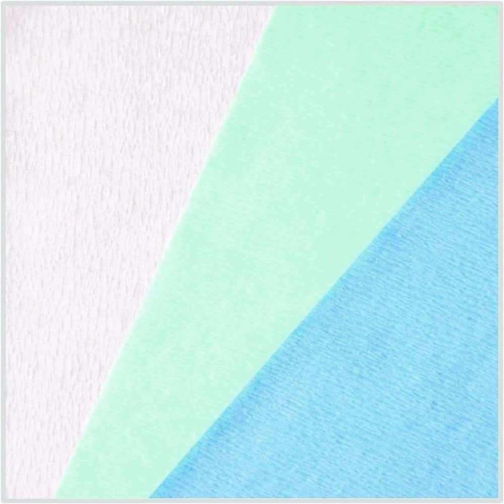 Papier crêpé (vert) 600x600mm, paquet de 702 feuilles