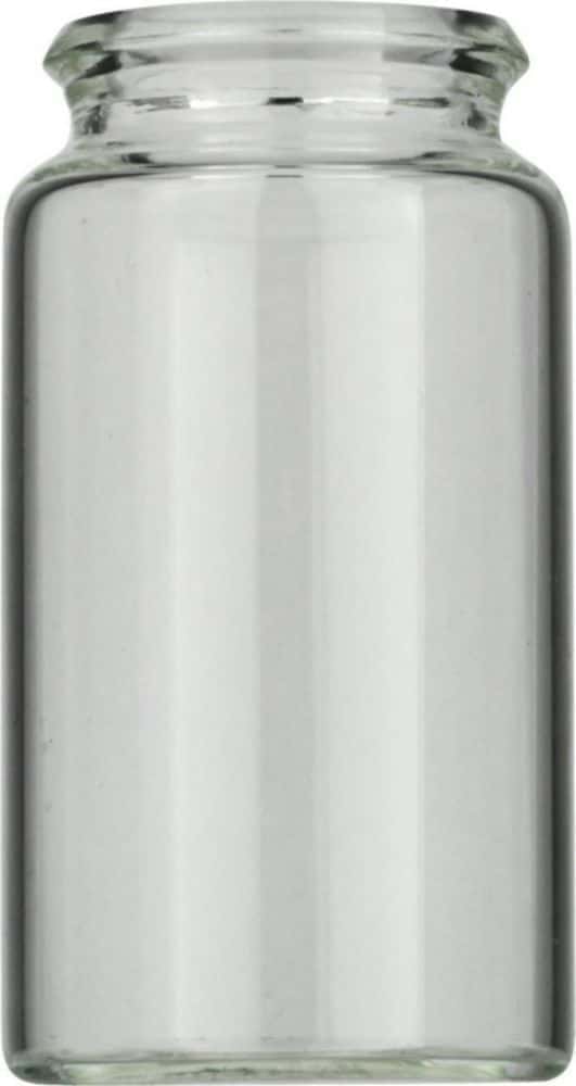 Schnappdeckelflaschen N 22, 15 ml flacher Boden, klar VE=100