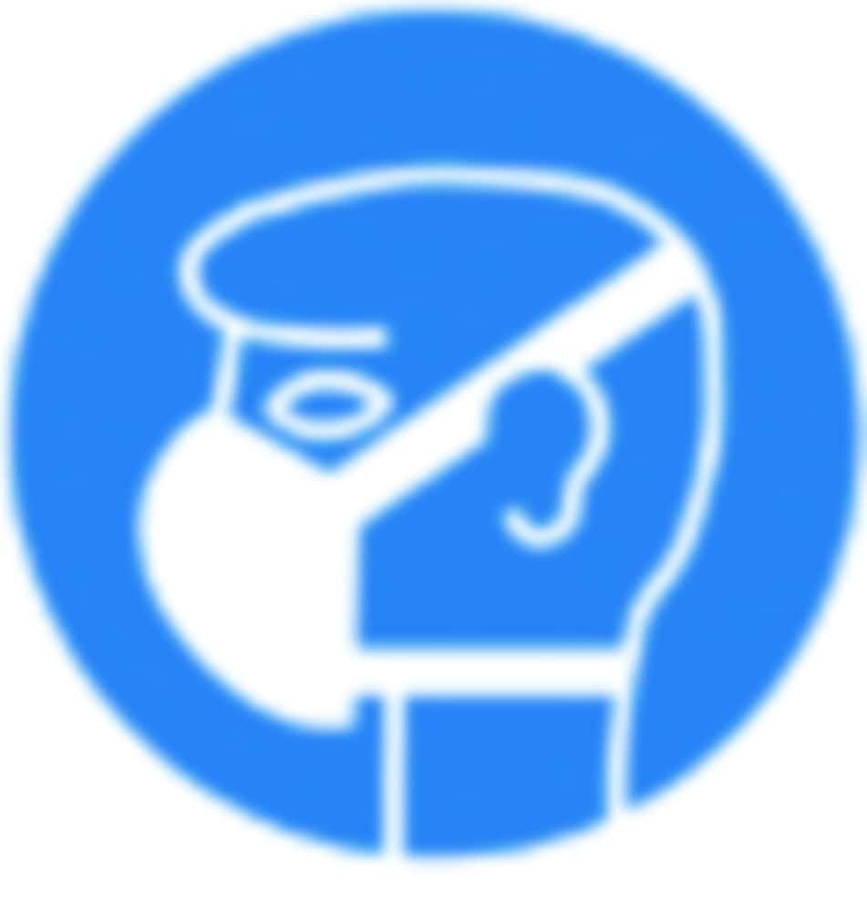 Boîte de rangement de matériel de sécurité SecuBox Mini/Midi/Maxi, Protection respiratoire