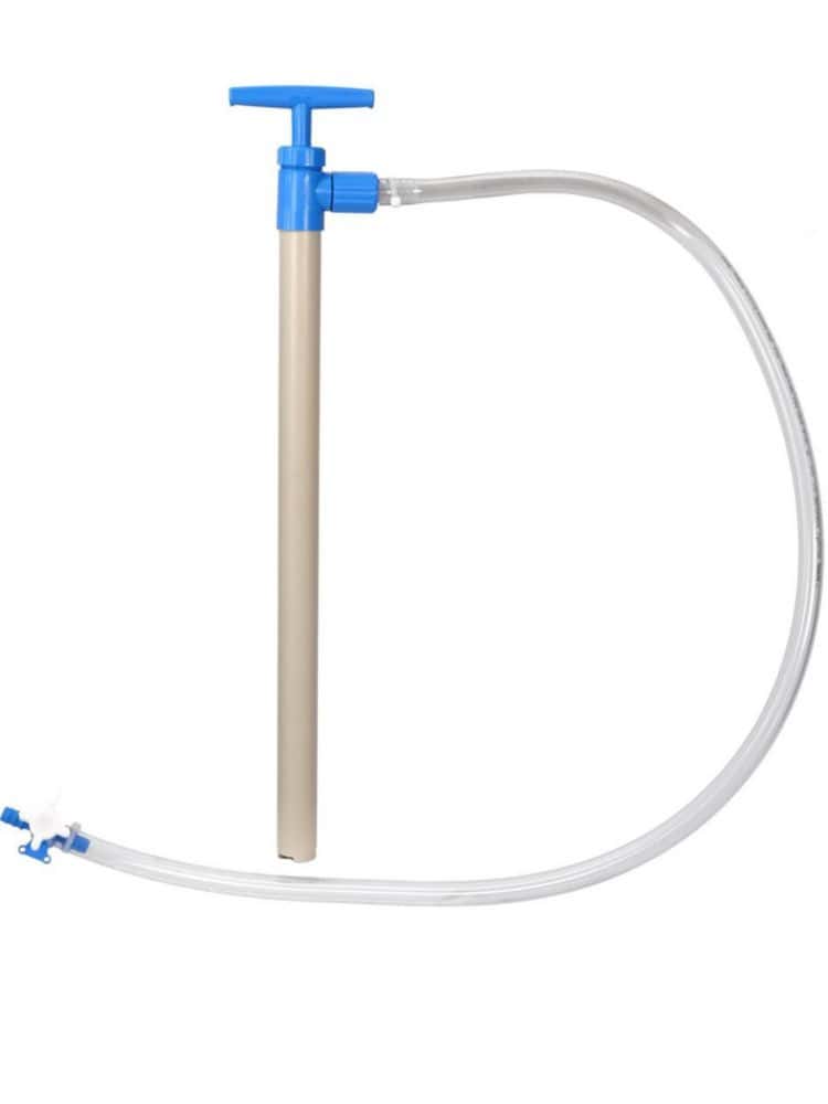 Barrel pumps, PP, with flexible, PVC dispensing hose and stopcock