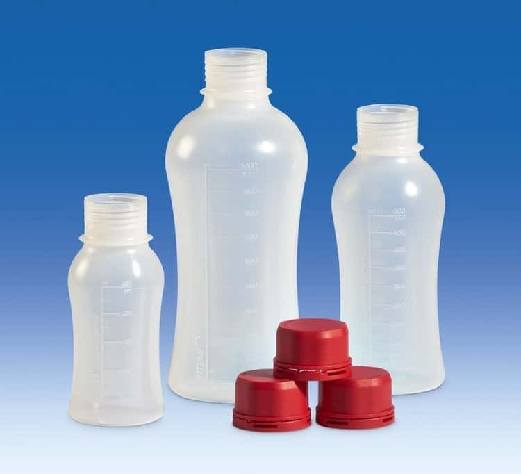 VITgrip Laboratory bottles Starter set laboratory bottle, PP, GL 45, 250ml, 500ml, 1000ml 3 pieces of originality closures, PP, GL 45