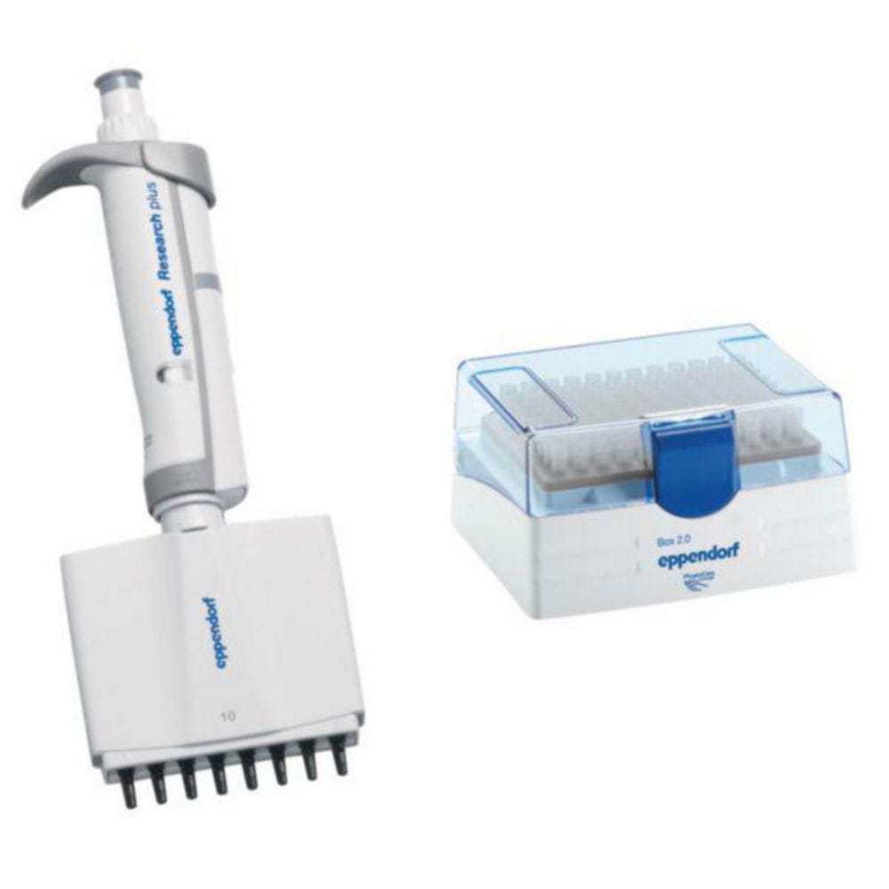 Multichannel microliter pipettes Eppendorf Research® plus (General Lab Product), variable