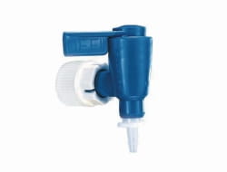 Stopcocks, quick action, PP, for aspirator carboys