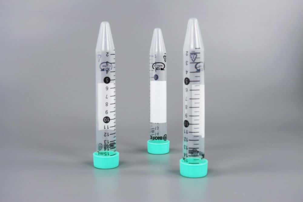 Centrifuge tubes 15ml conical, sterile, in rack of 25, pack of 500