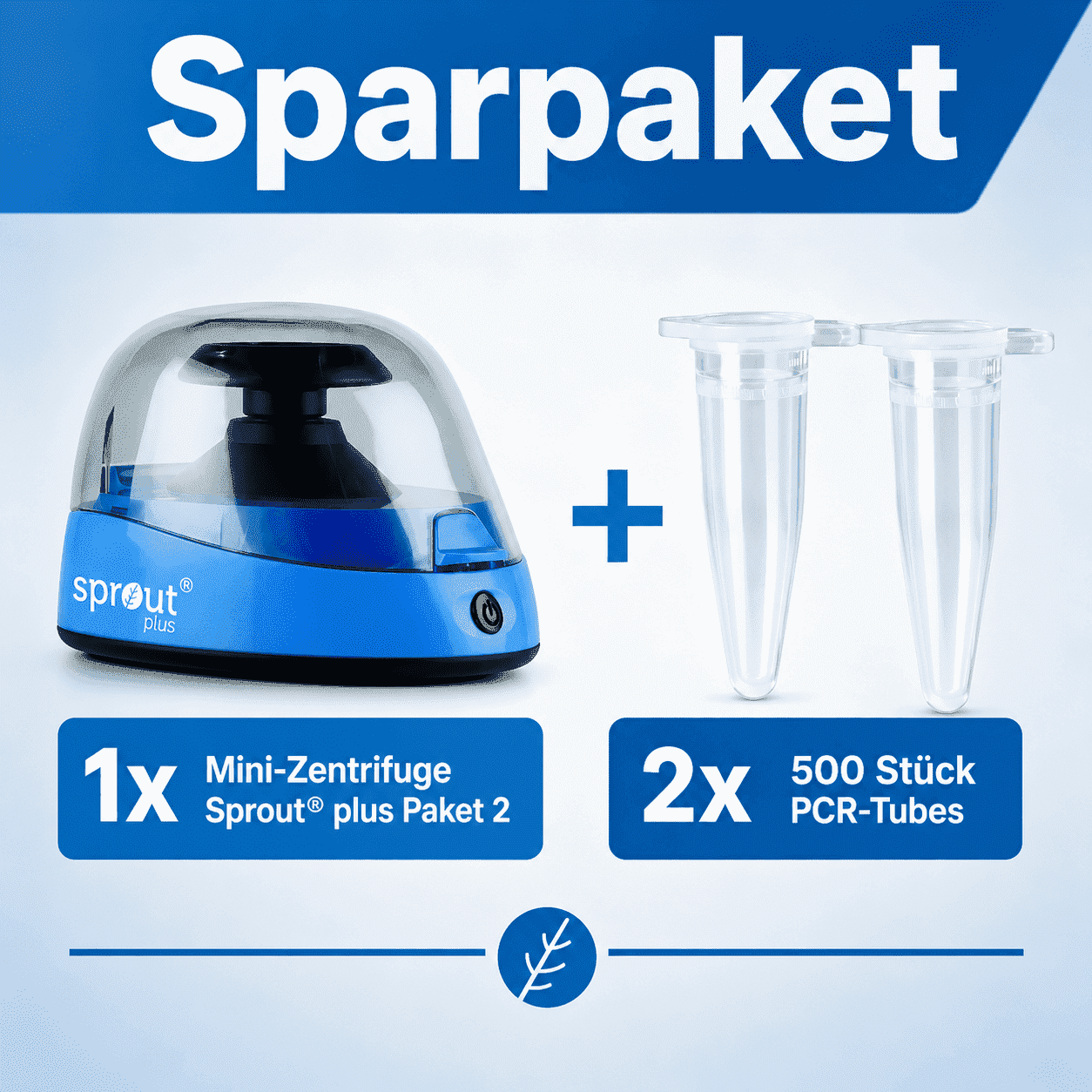 Mini-Zentrifuge Sprout® plus Paket 2