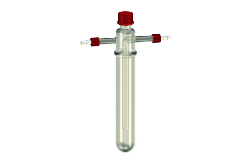 Pièges à froid de rechange pour pièges à froid avec vase Dewar, verre borosilicate 3.3, en une pièce, version longue avec bec verseur