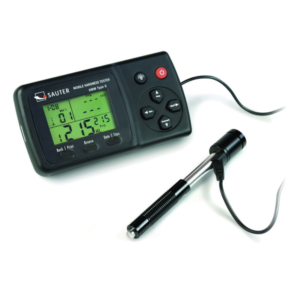 Leeb hardness testers, mobile, HMM, with printer