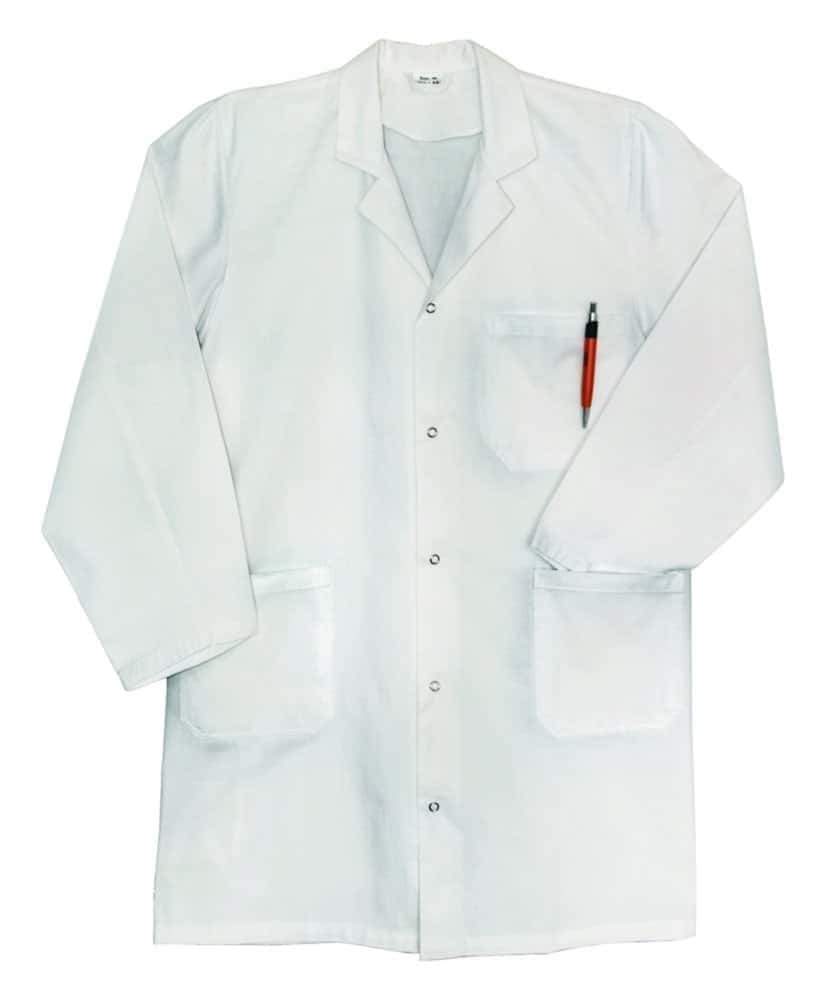 Blouses de laboratoire LLG, Modèle homme, 100% coton