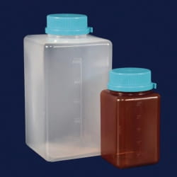 Water sample bottles, PP, without sodium thiosulfate, bulk packed, brown