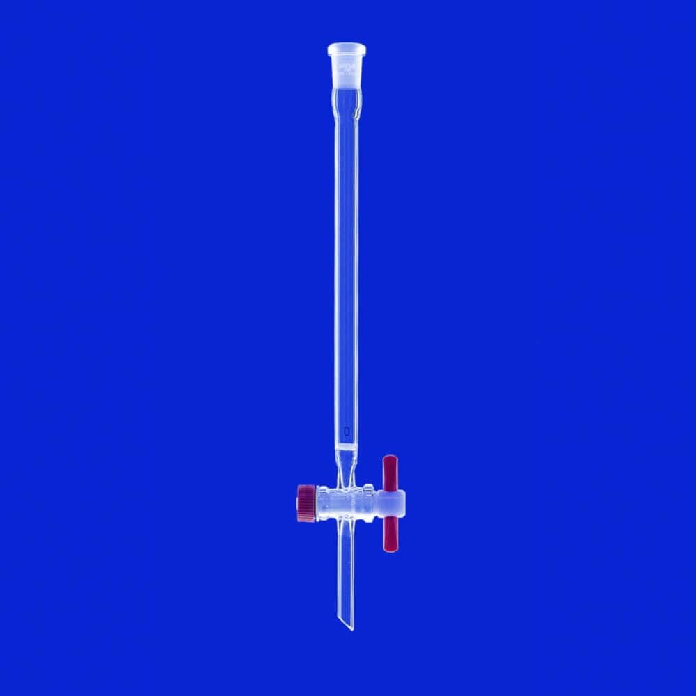 Chromatographic columns, PTFE stopcock, DURAN® tubing