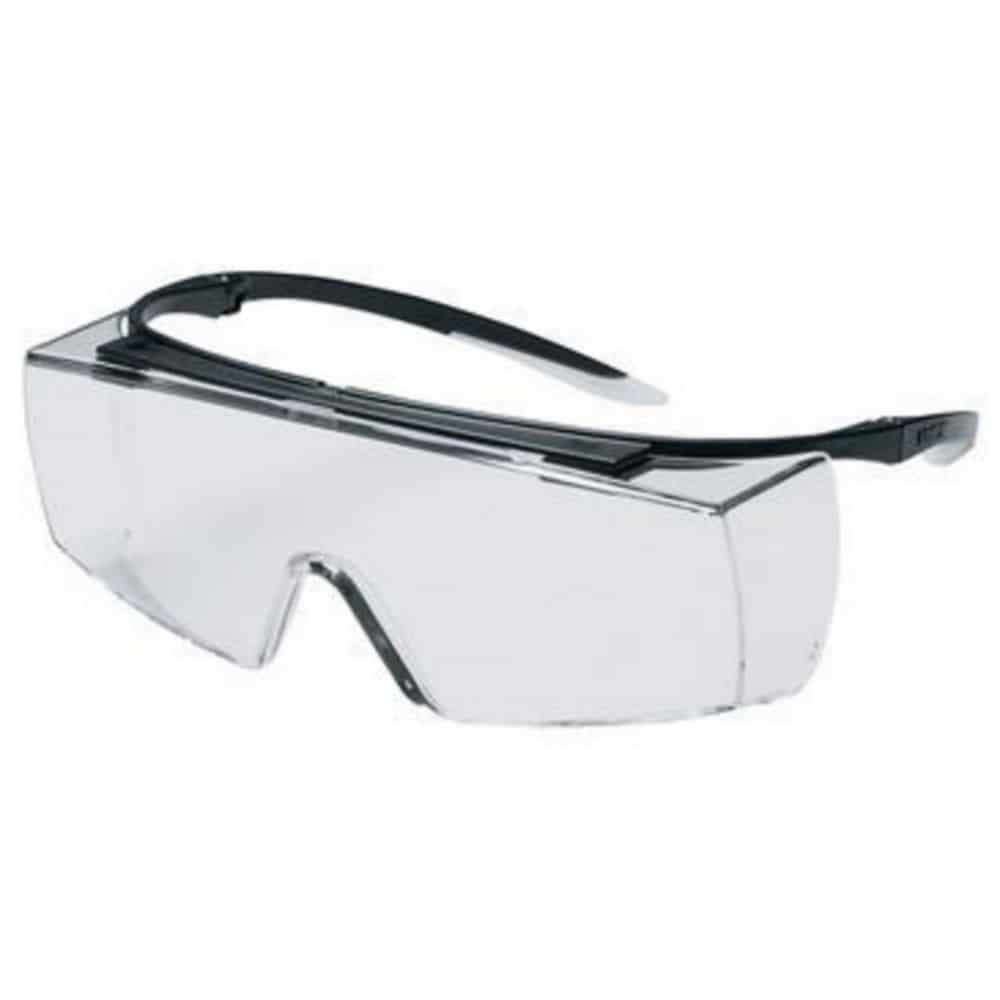 Schutzbrille super OTG 9169 Farbe schwarz, Scheibe farblos Beschichtung uvex supravision excellence