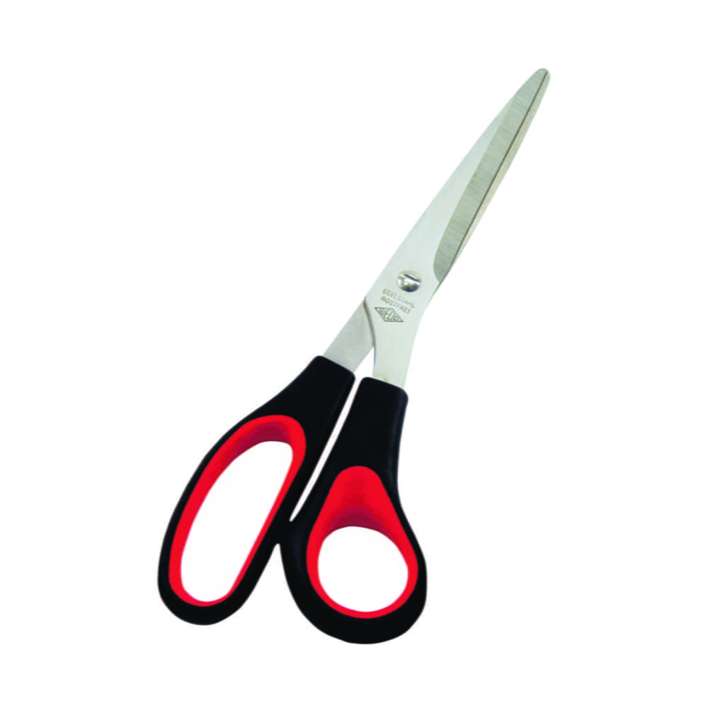 Universal scissors, stainless steel, plastic handle