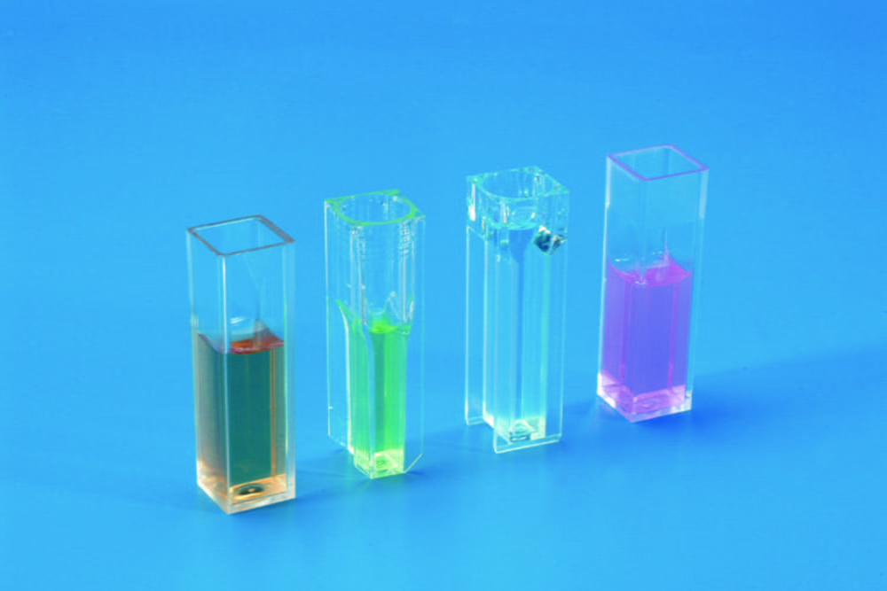 Disposable cuvettes | Description: Semi-micro cuvettes, low form