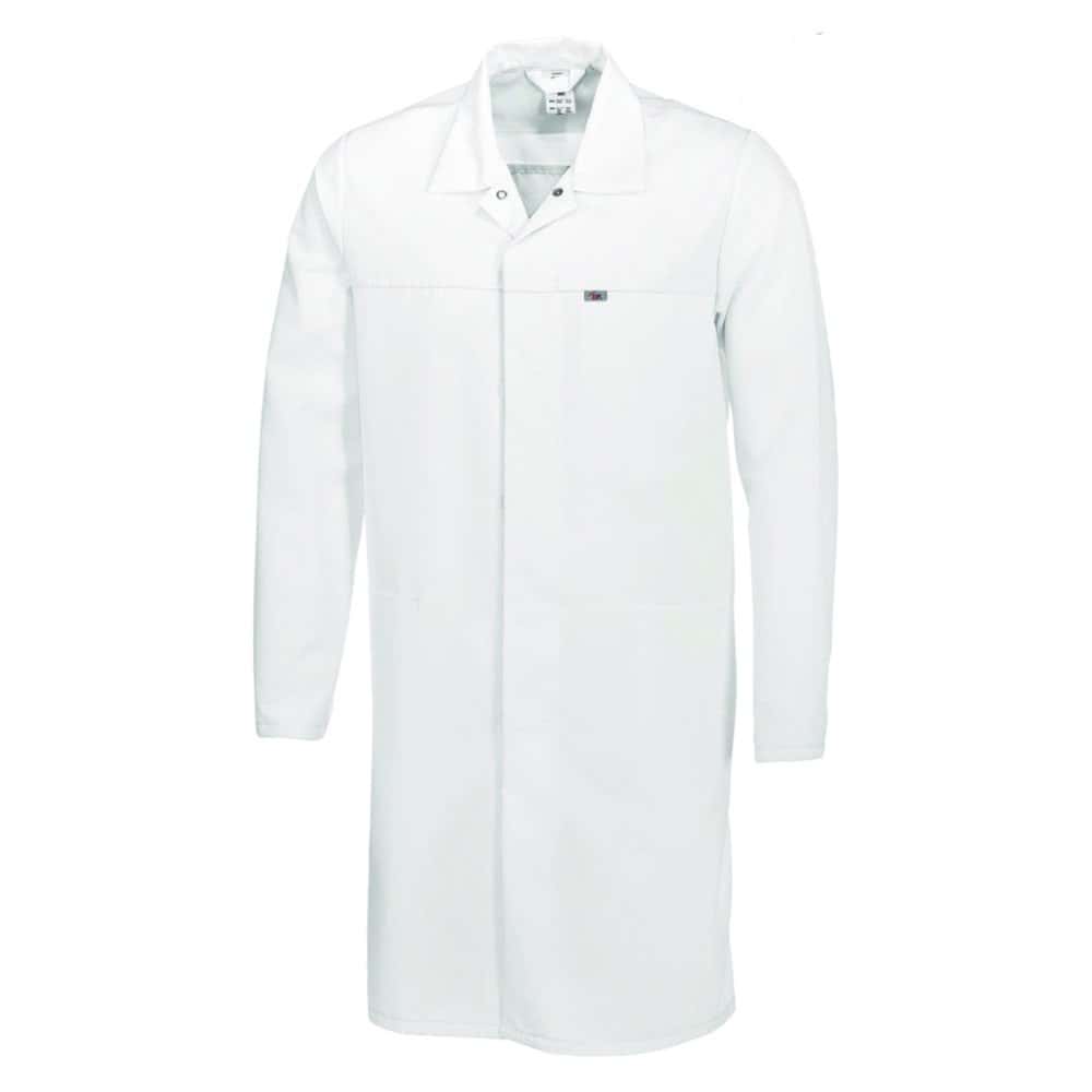 Women's and men's coats, white