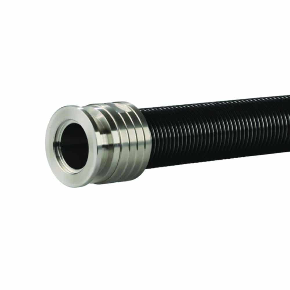 PTFE Vacuum tubing with stainless steel small flanges, KF