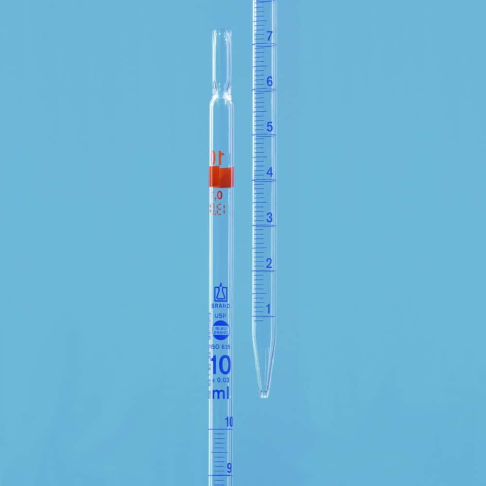 Messpipetten, USP, AR-Glas®, Klasse AS, blau graduiert, Typ 2