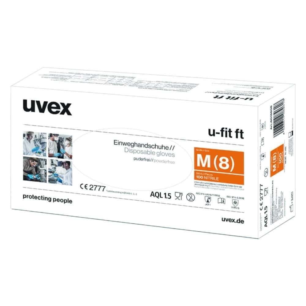 Einmalhandschuhe uvex u-fit ft, Nitril