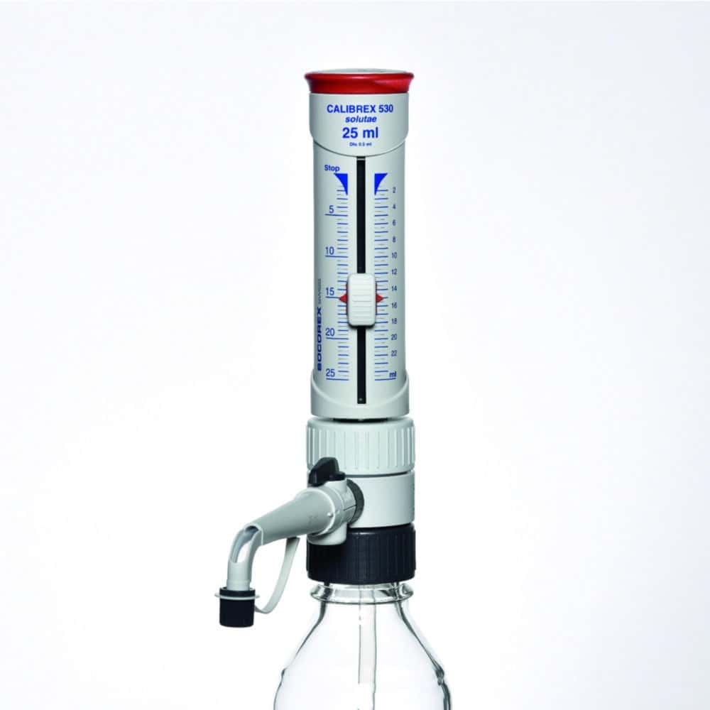 Distributeur sur flacon Calibrex™ solutae 530 , avec système de contrôle des fluides