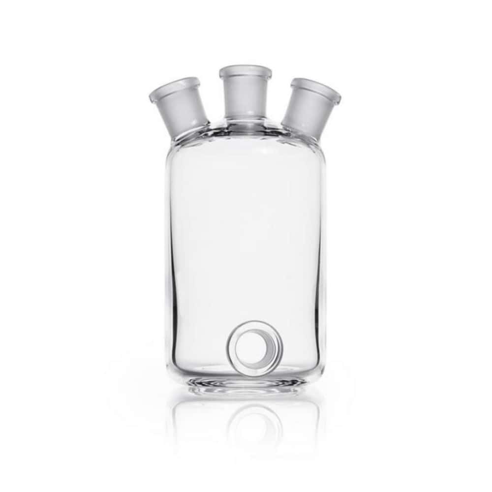 DURAN® Woulff bottles with 3 ground necks NS 19/26 and bottom tubulature, 500 ml