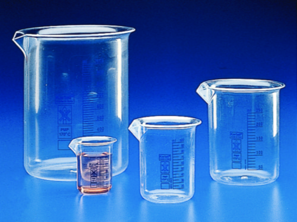 Beakers, PMP (TPX®), low form