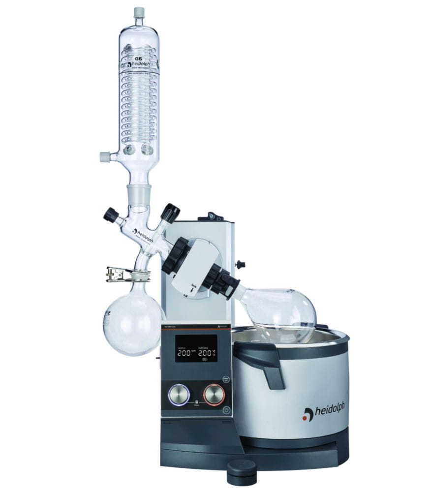 Rotary Evaporators Hei-VAP Core, with hand lift, reflux condenser | häberle