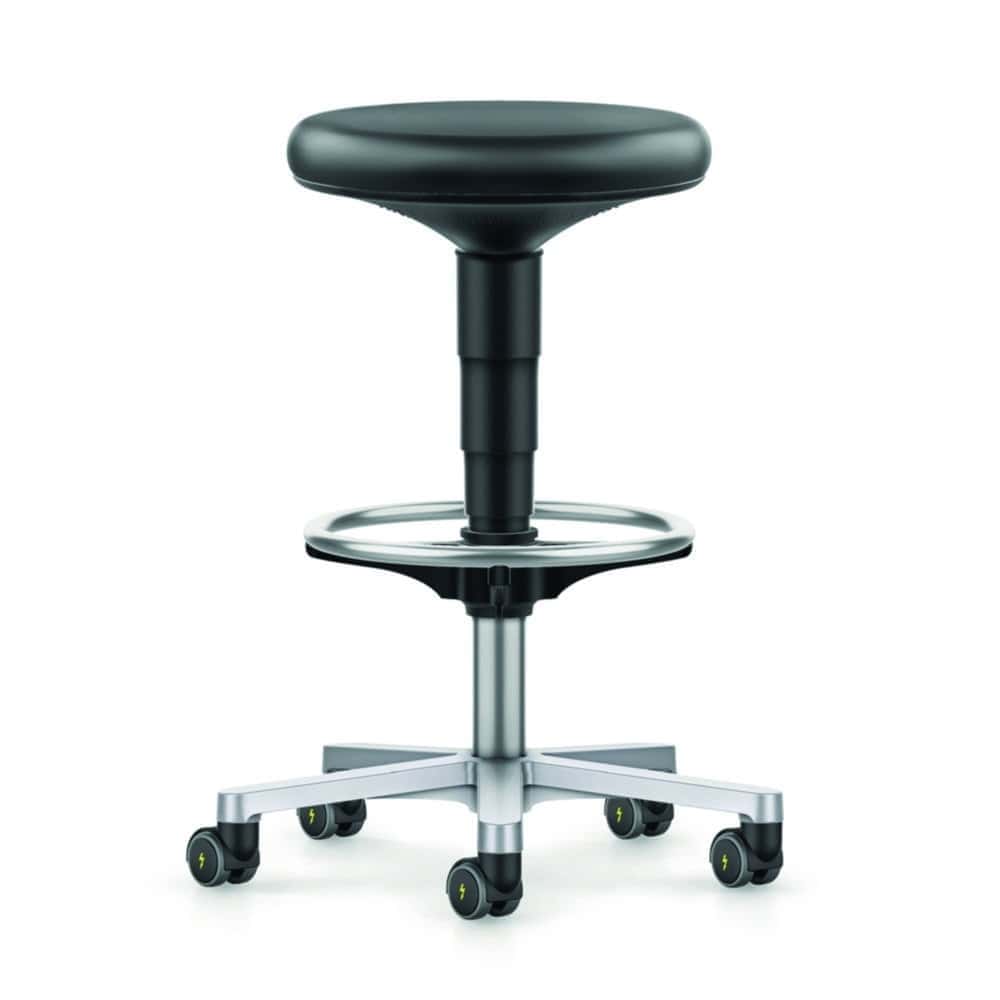 Reinraum Hocker, Stop&Go-Rollen, Fussring