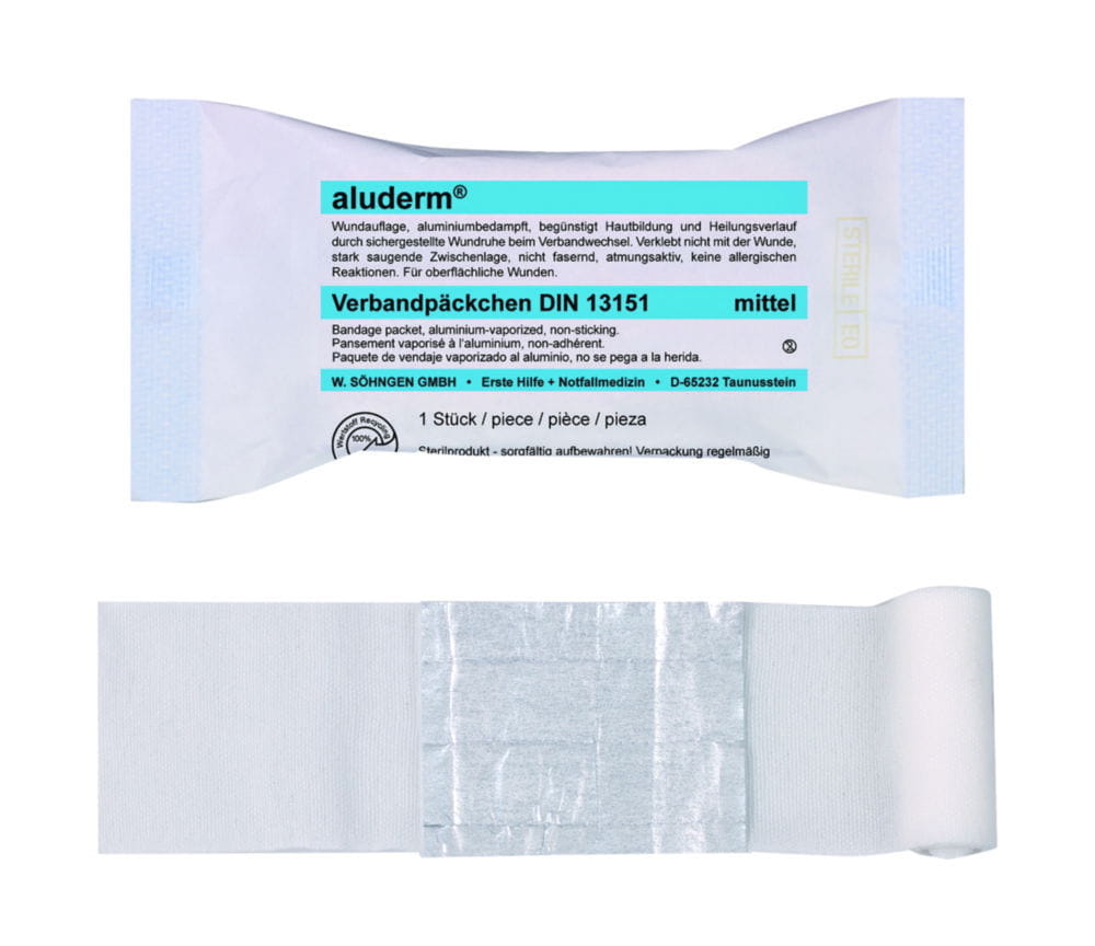 Bandages aluderm® DIN, sterile