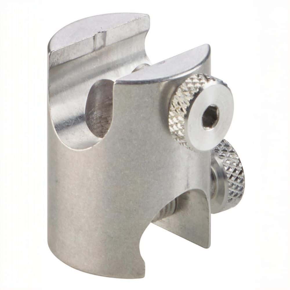 Doppelmuffe MicroFix Alu mit Rändelschrauben