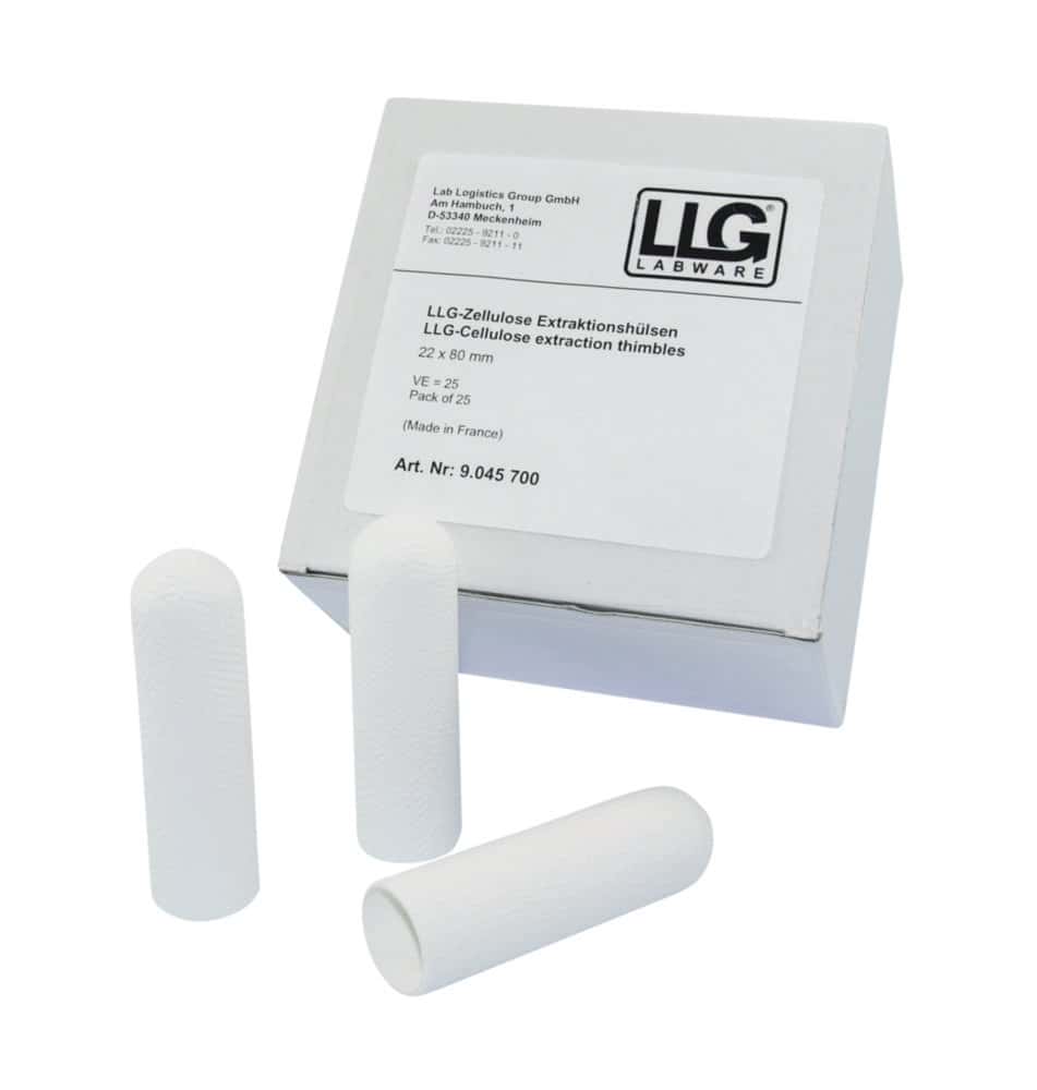 LLG-Extraktionshülsen, Zellulose