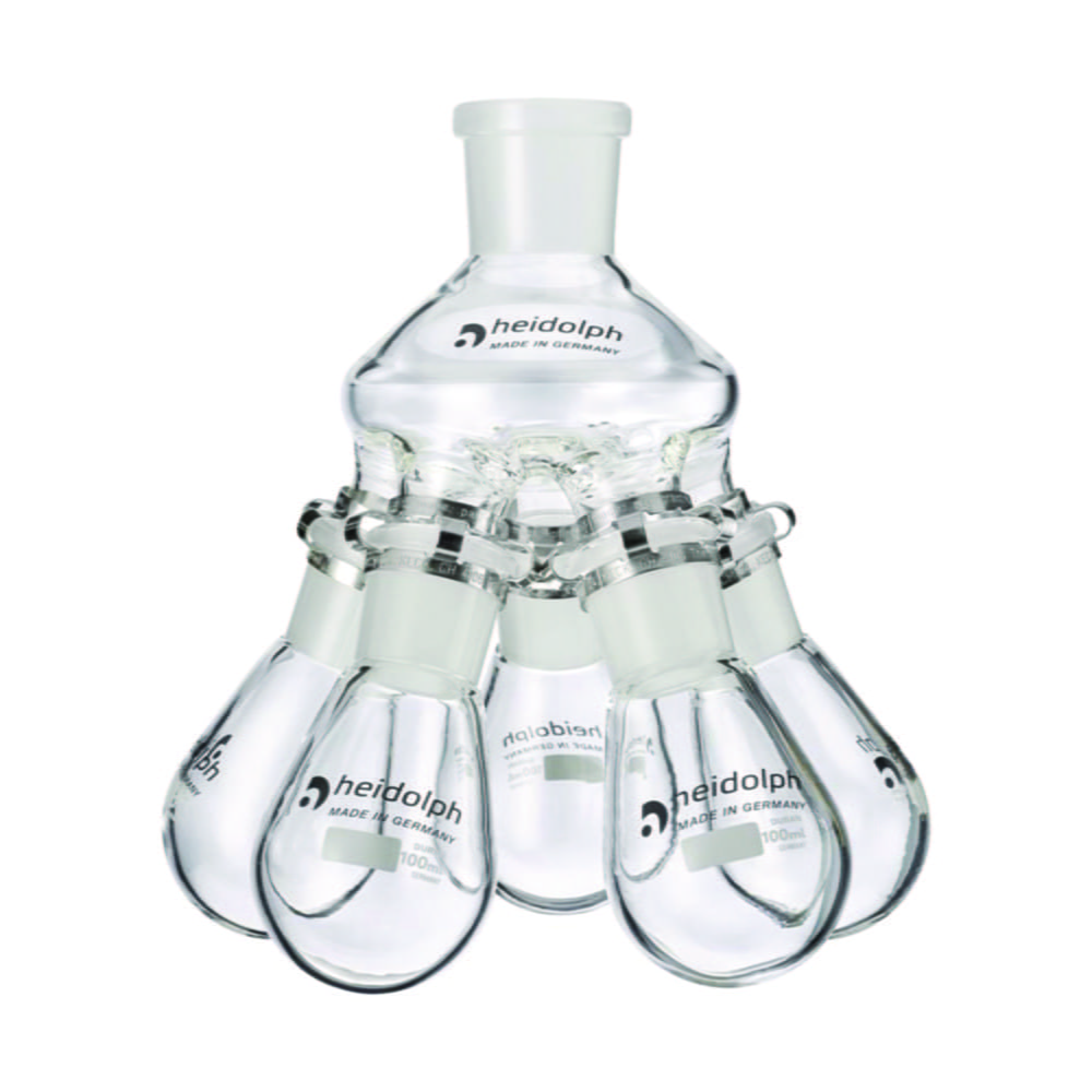 Distilling Spiders with flasks for Rotary Evaporators Hei-VAP series