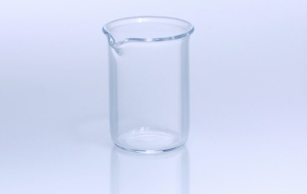 Beakers, Quartz glass, low form