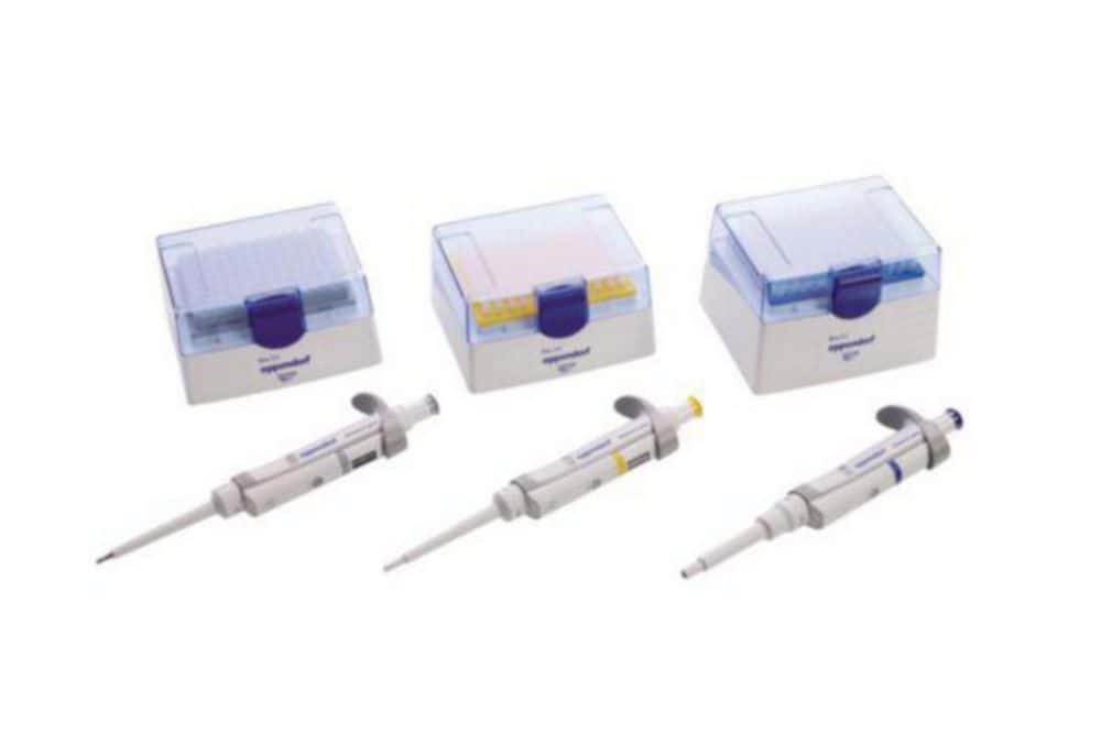 Microliter Box Single channel microliter pipettes Eppendorf Research plus 3-Packs ...