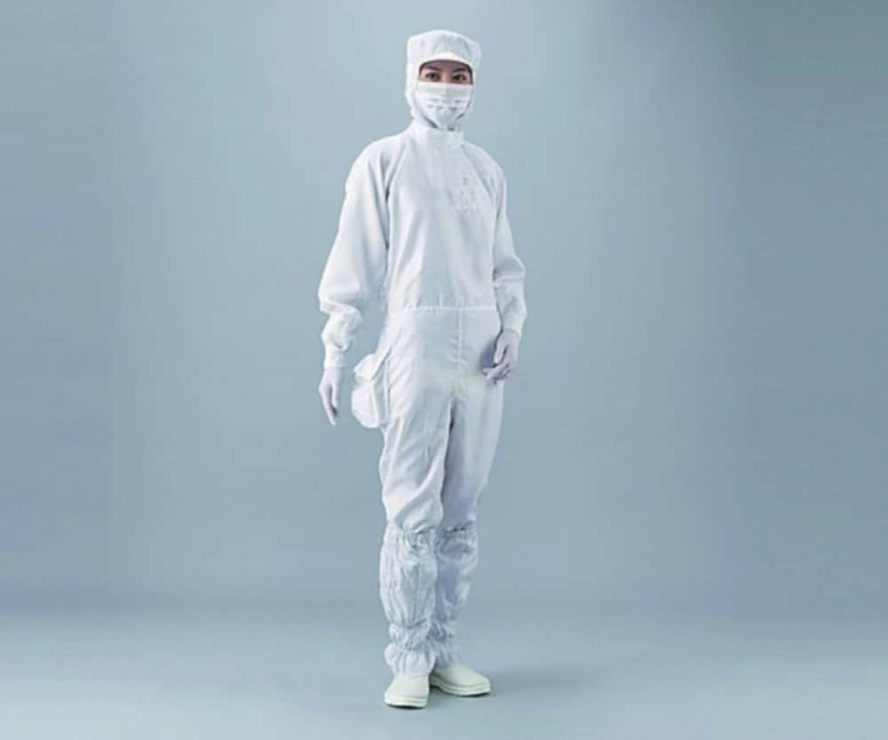Combinaison pour salle blanche ASPURE, polyester, avec poche latérale