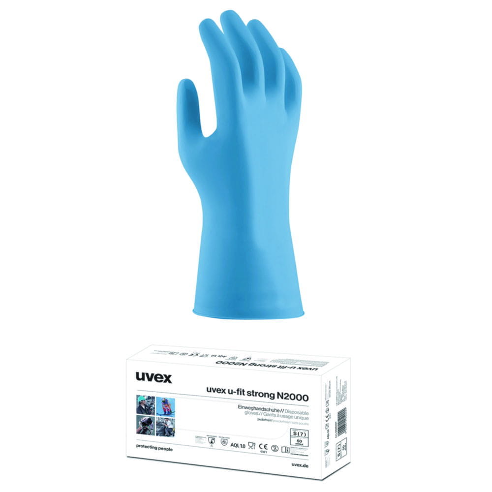 Disposable Gloves uvex u-fit strong N2000, Nitrile