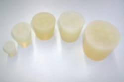 Silicone rubber stoppers