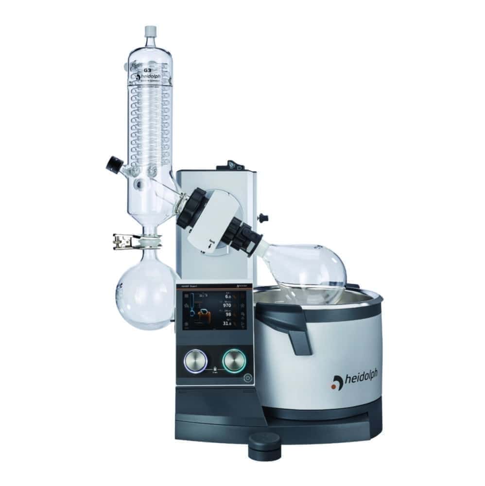Rotary Evaporators Hei-VAP Expert Control, with hand lift, vertical condenser