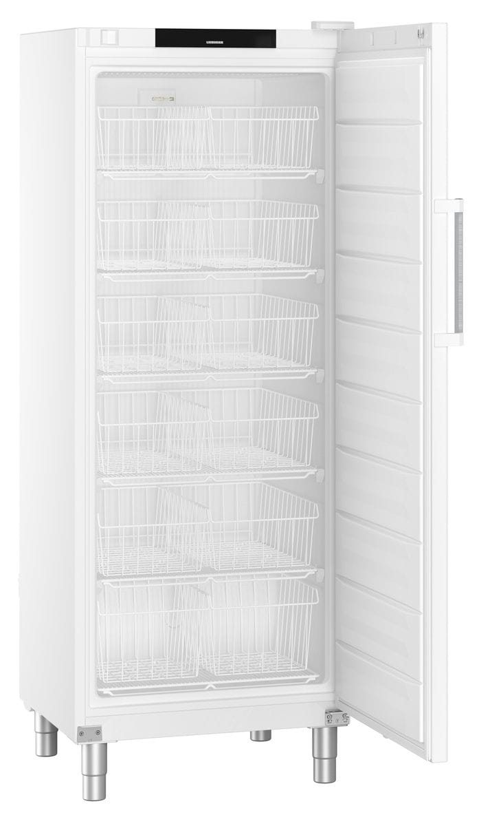 Upright freezer with SmartFrost FFFsg 6501 white, 332 litres net capacity, -9...-26°C, W/D/H 747/769/2018mm