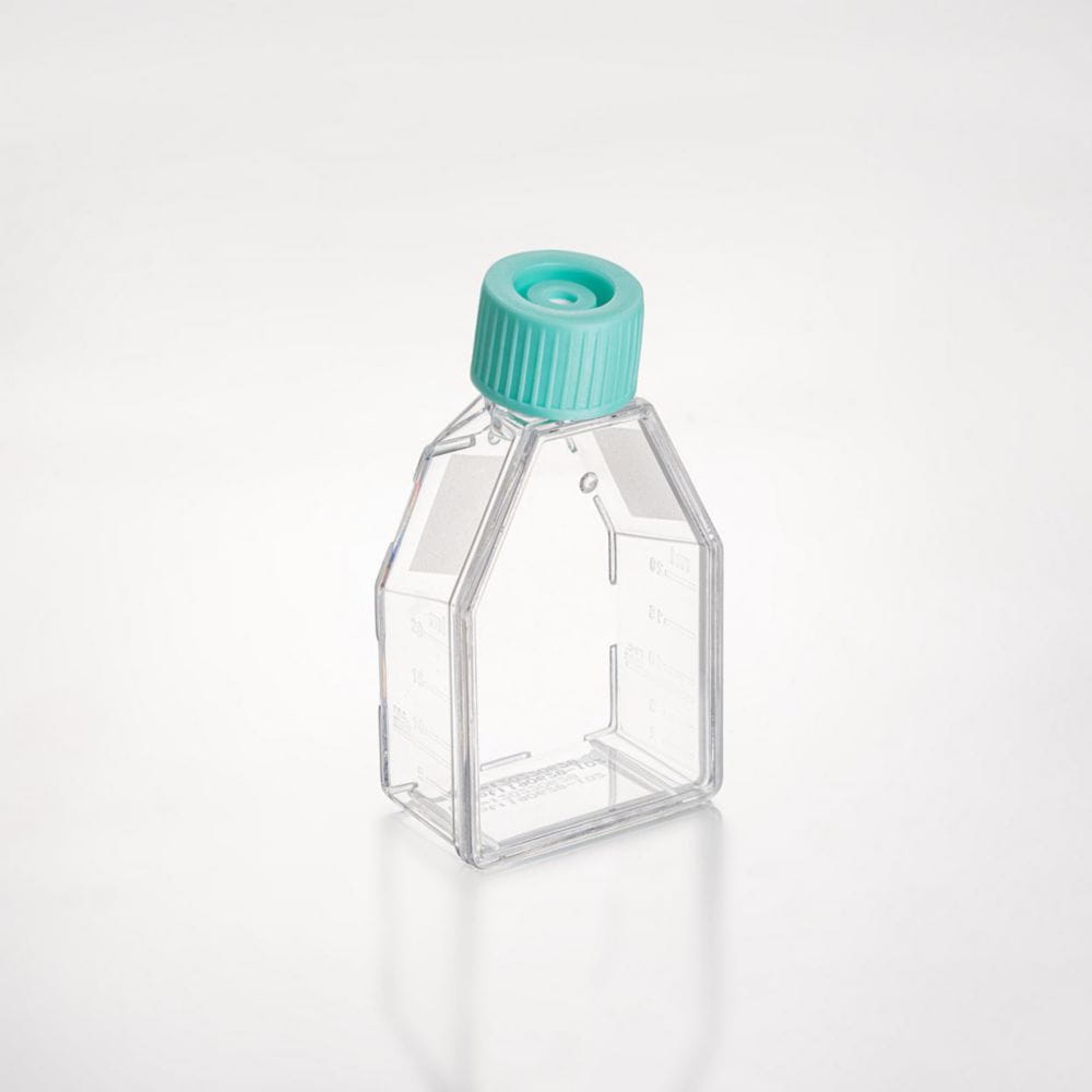 Cell culture flasks, treated, PS, sterile