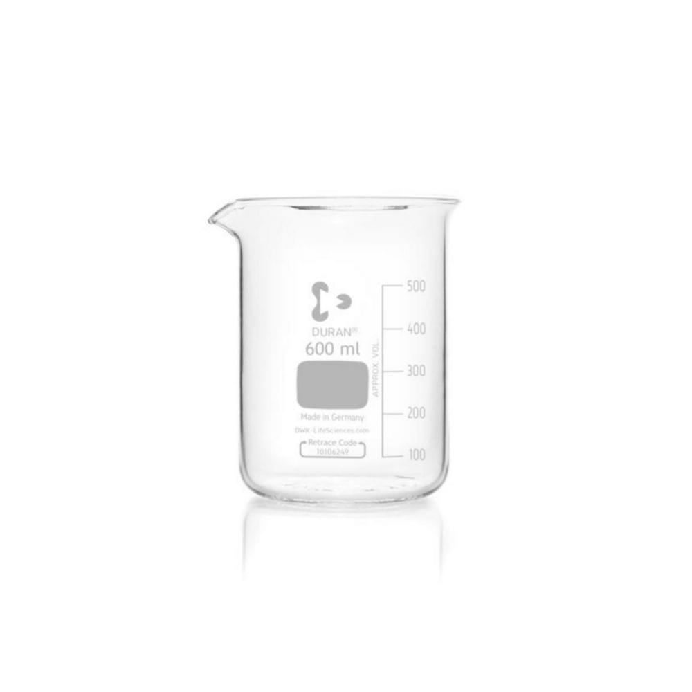 Beakers glass, DURAN®, low form