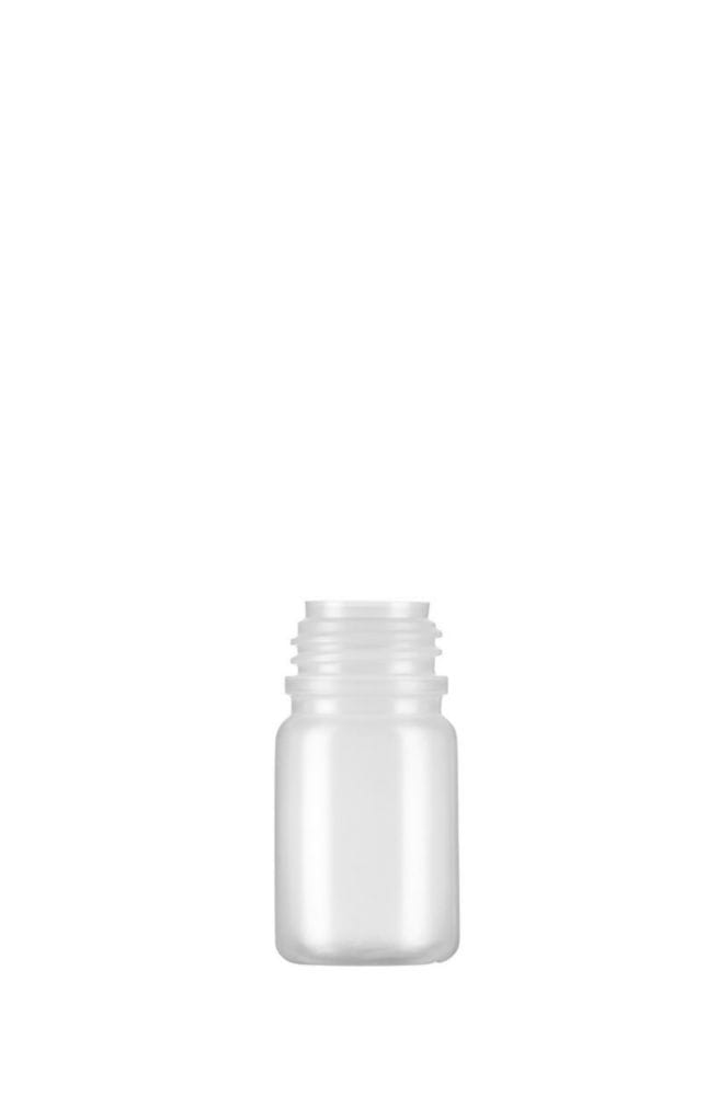 Wide-mouth bottles without closure, series 303, LDPE