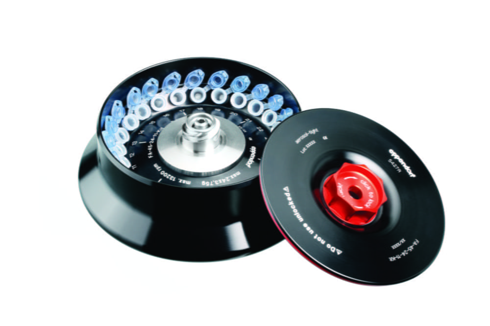 Festwinkelrotoren für Zentrifuge 5427 R, inkl. Rotordeckel