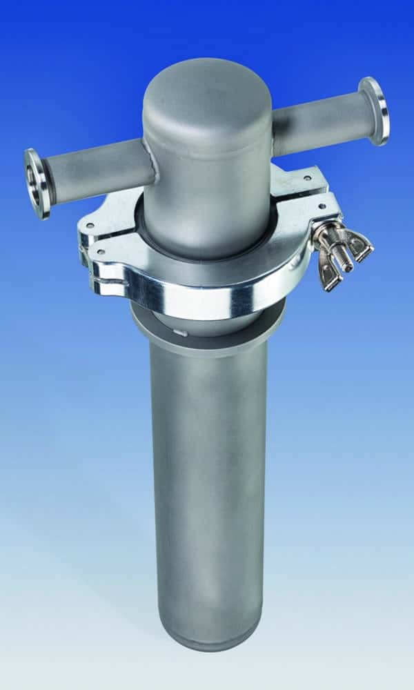 Piège à froid de rechange pour pièges à froid avec vase Dewar, en acier inox 1.4301, en deux parties