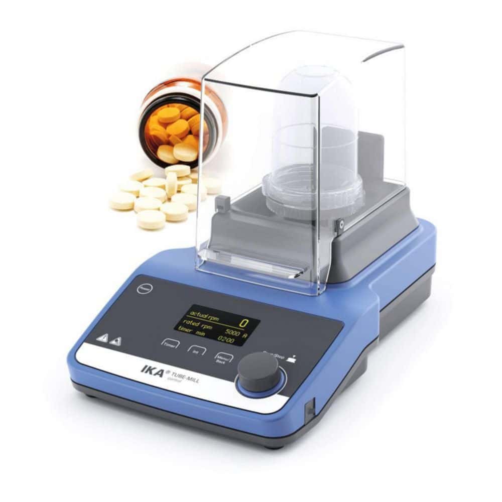 Batch mills Tube Mill 100 control Pharma Solution