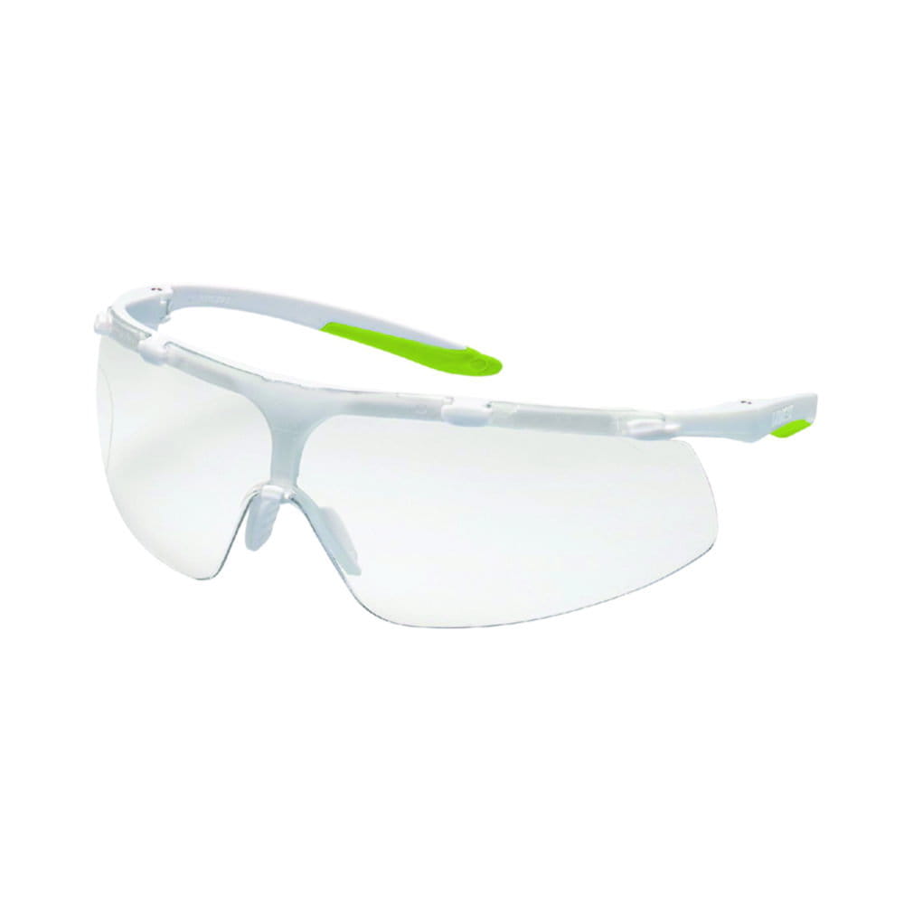 Lenses super fit 9178 colour: lime, white, lenses: PC colourless/ UV 400, supravision excellence