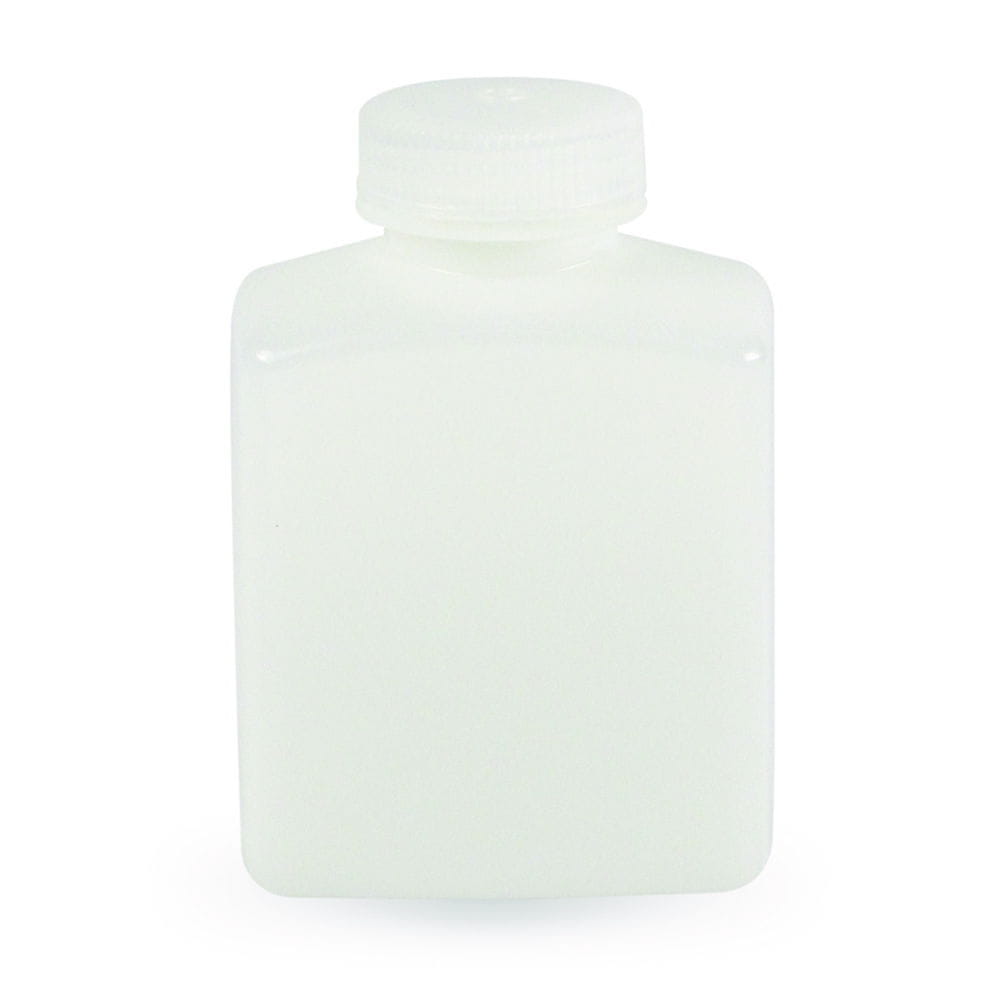 LLG-Wide mouth bottle, HDPE, rectangular