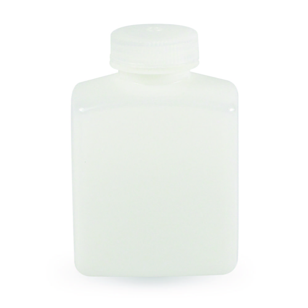 LLG-Wide mouth bottle, HDPE, rectangular