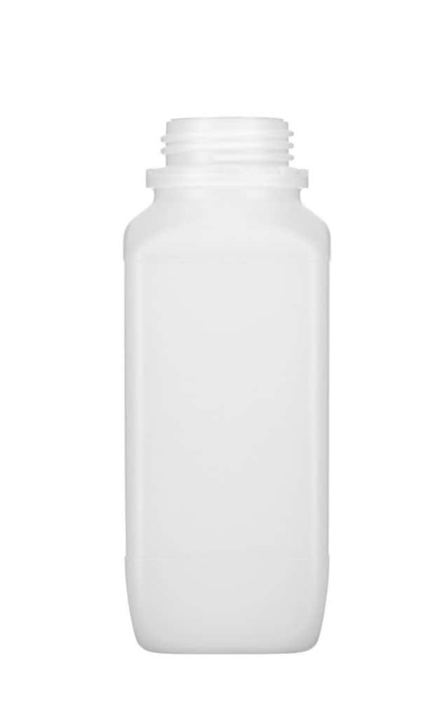 Vierkant-Chemikalien-Weithalsflaschen ohne Verschluss, HDPE, VE=1