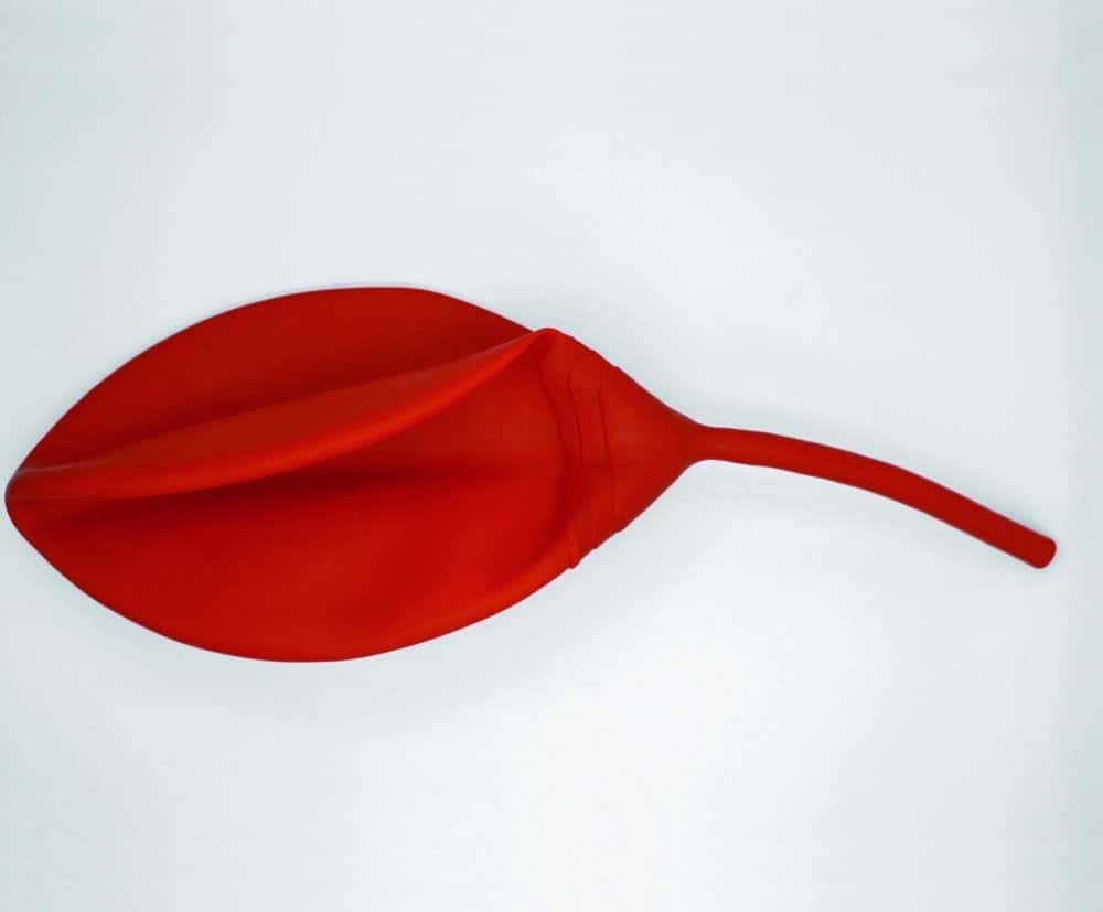 Rubber balloon with hose connection